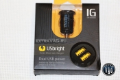 Зарядка USBх2 с подсветкой 2.1 А